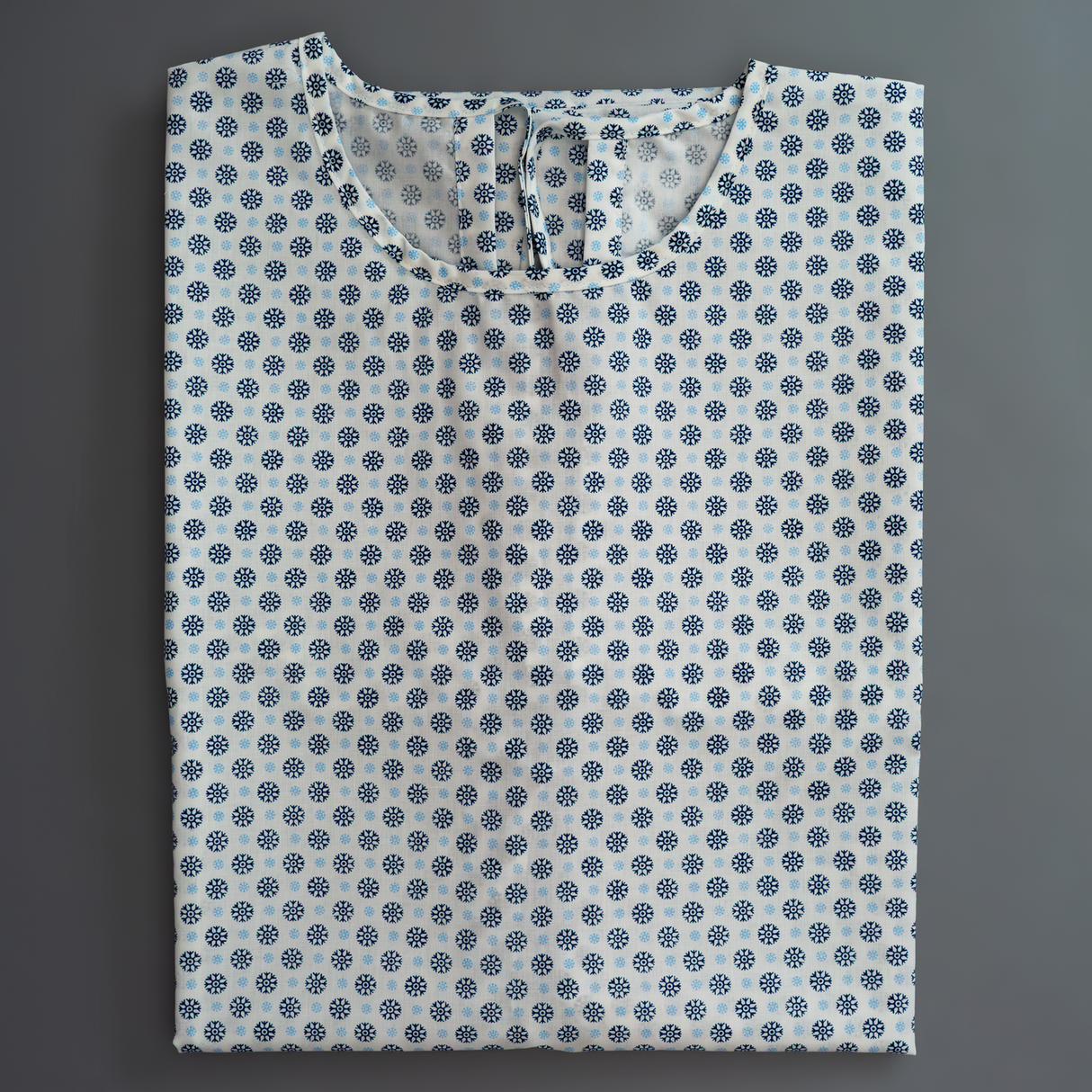 Camisa paciente abierta a los lados pack de 5 unidades