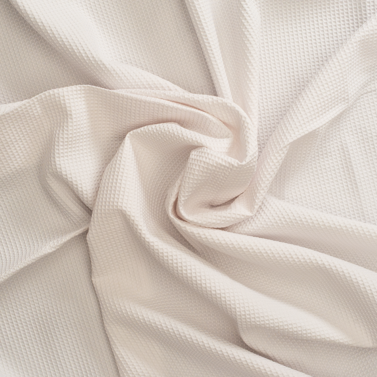 Colcha piqué waffle blanco King