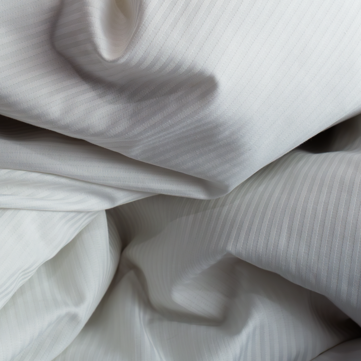 Funda plumón 300 hilos blanco listado con aleta King