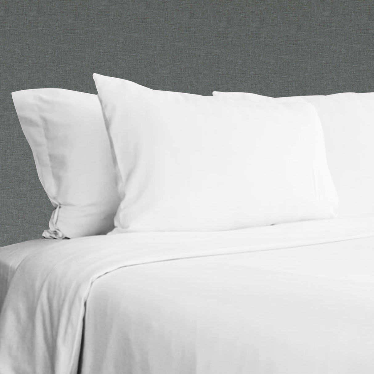 Sábanas Super King blancas 300 hilos algodón