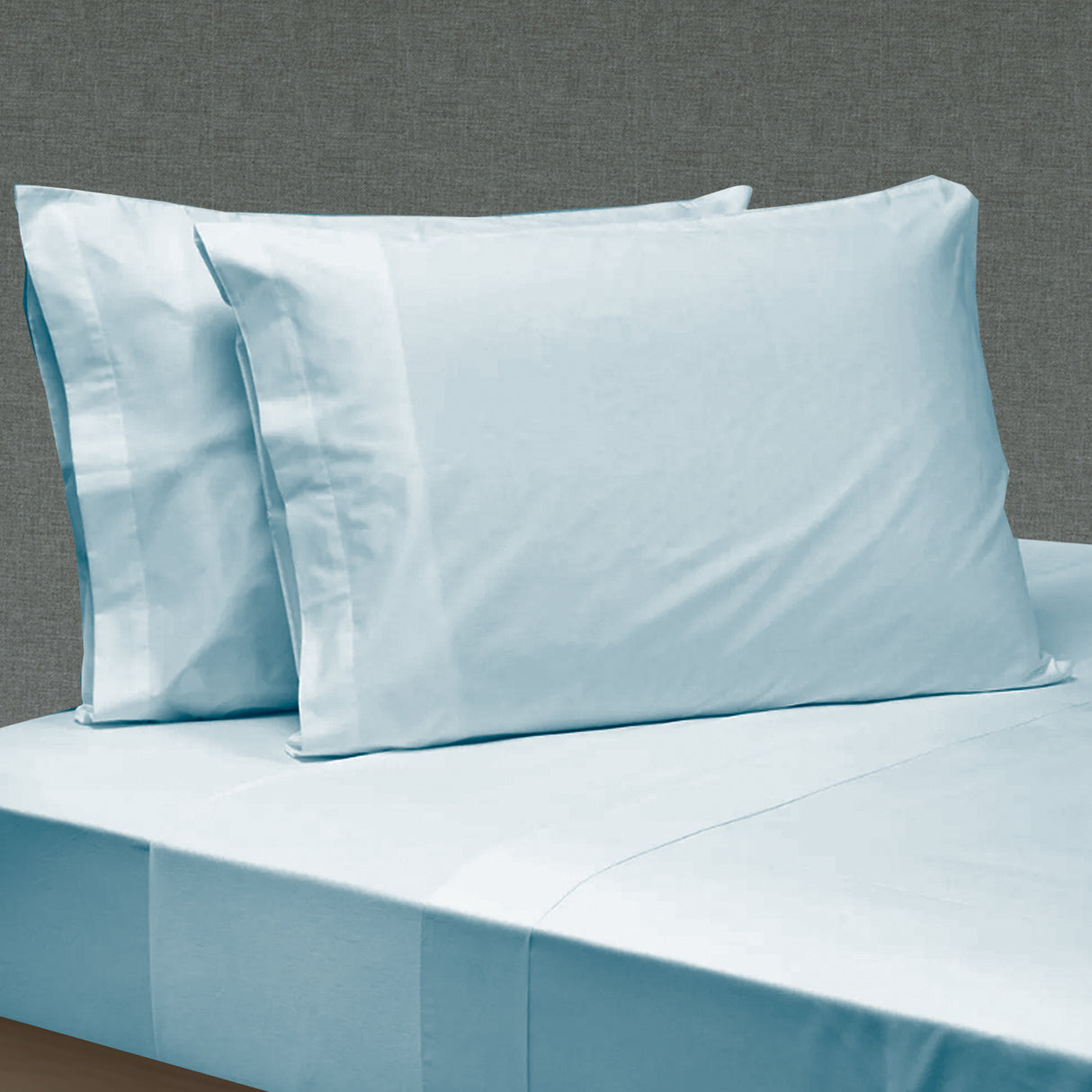 Sábanas 2 plazas color turquesa 144 hilos