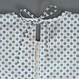 Camisa paciente amarrada atrás pack de 5 unidades