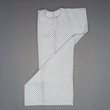 Camisa paciente amarrada atrás pack de 5 unidades