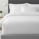 Funda plumón 300 hilos blanco listado 2MM con aleta King