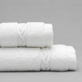 Juego de 2 toallas jacquard ( 1 toalla de baño - 1 toalla de mano)