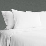 Sábanas Super King blancas 300 hilos algodón